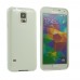 Samsung Galaxy S5 - Soft TPU Protective Phone Cover Case - White